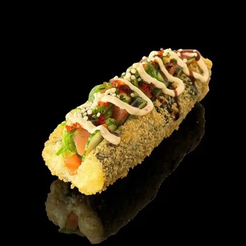 133. Roll Hot Dog de salmón