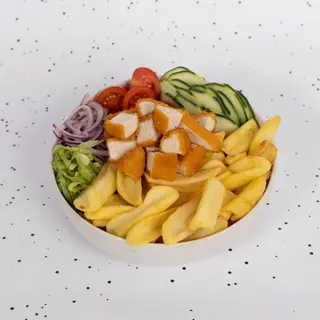Crispy Chicken Kebab fries