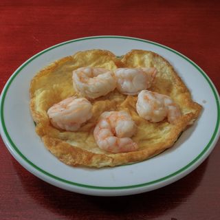 Huevos Revueltos Con Gambas