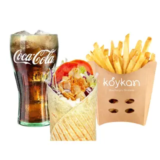 (Kebab) Chicken Döner Tortilla Menu