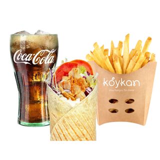 Chicken Doner Kebab Tortilla Menu