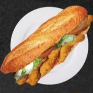 128. Bocadillo vegetal tiras de pollo