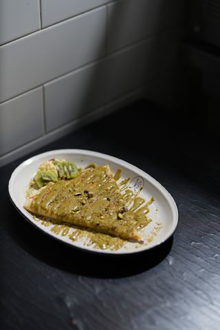 Crêpe À La Crème De Pistache