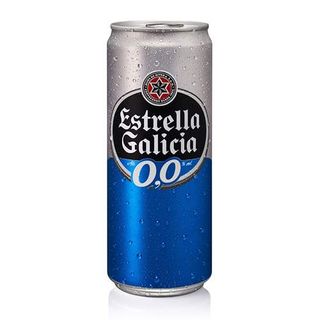 Cerveza Estrella Galicia 0,0, (330 Ml.)