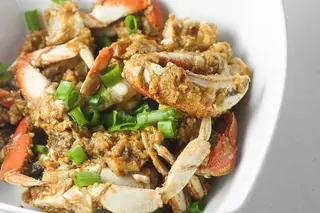 Ginger Garlic Crab