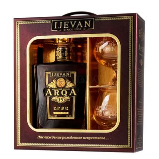 Կոնյակ Իջևան Արքա  բաժակով 15* 0.5լ, , հատ