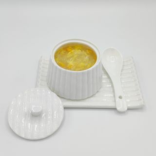 Zuppa di pollo e mais