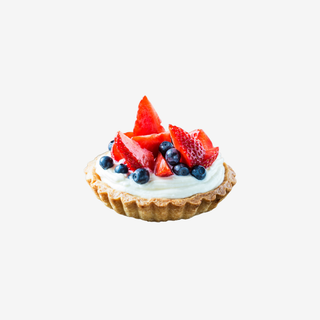 Panna cotta con frutti di bosco