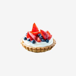 Panna cotta con frutti di bosco