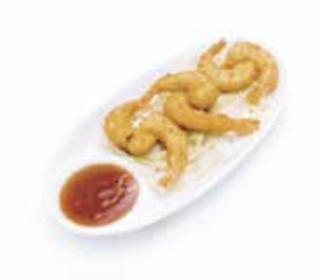 N.173 Gamberi mazzancolle fritti 4 pezzi