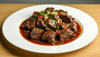 Wet Fried Goat (1/4 Kg)