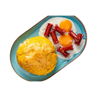 Bulz Ciobanesc cu Brânză de Burduf și Cârnați