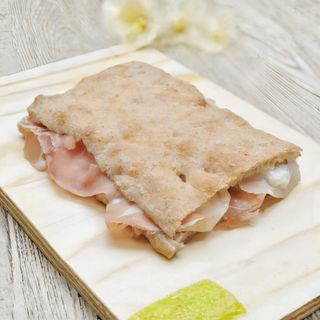 Ciaccino con prosciutto crudo per 1 persona