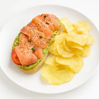 Tosta de salmón