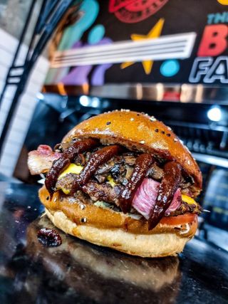 THE MUSHROOM BBQ BURGR 500GR