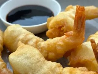 КРЕВЕТКИ В КЛЯРІ З УНАГІ СОУСОМ (20g)