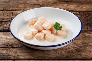 Przegrzebki w sosie śmietankowym 200g