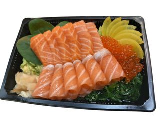 Sashimi de salmón