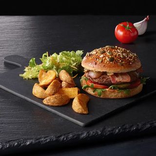 Hamburguesa de bacon