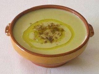 Bissara. ( crema de habas)