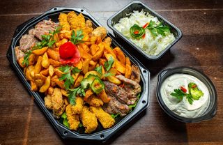 Platou ceafa, crispy si aripioare (4 persoane)