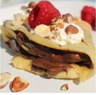 Crepes nutella e panna