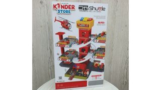 Пожарный паркинг 4-х этажный с машинками