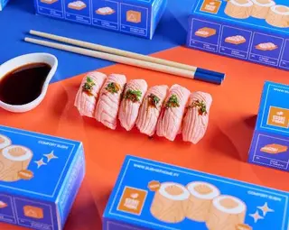 Nigiri Salmão Braseado (6 uni)