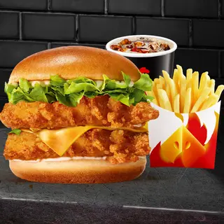 DBL chicken burger Combo