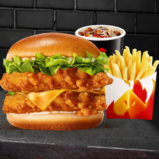 DBL chicken burger Combo