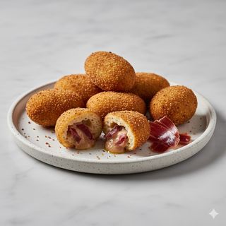 Croquetas de jamón ibérico (porción completa)
