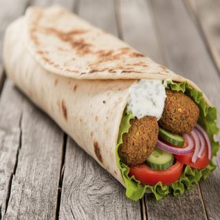 Dürüm de falafel