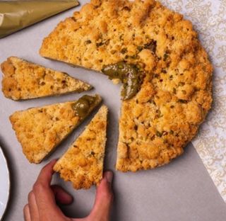 Sbrisolona al pistacchio