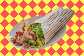 Piadina con kebab 