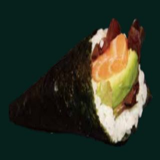Temaki de salmón (1 ud.)