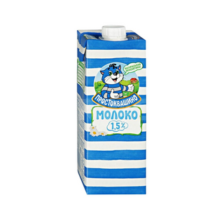 Կաթ «Простоквашино» 950մլ, յուղայնությունը` 1.5%