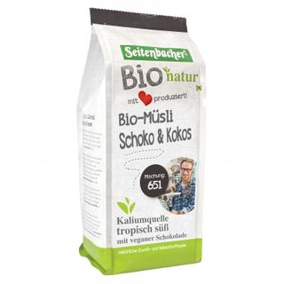 სეიტენბახერ - ორგანული მიუსლი შოკოლადით და ქოქოსით 6x454გ