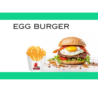 Egg Burger + Frit 