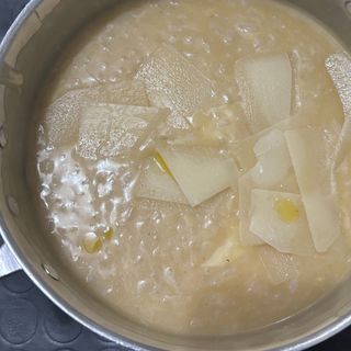 Risotto de Cogumelos e Espargos e queijo parmesão