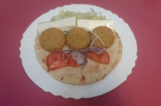 Piadina falafel 