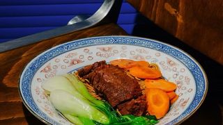 Noodles con maiale char siu