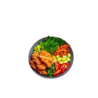 Poke De Pollo Empanizado