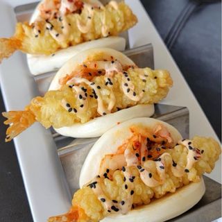 Guabao con tempura 1pezzo