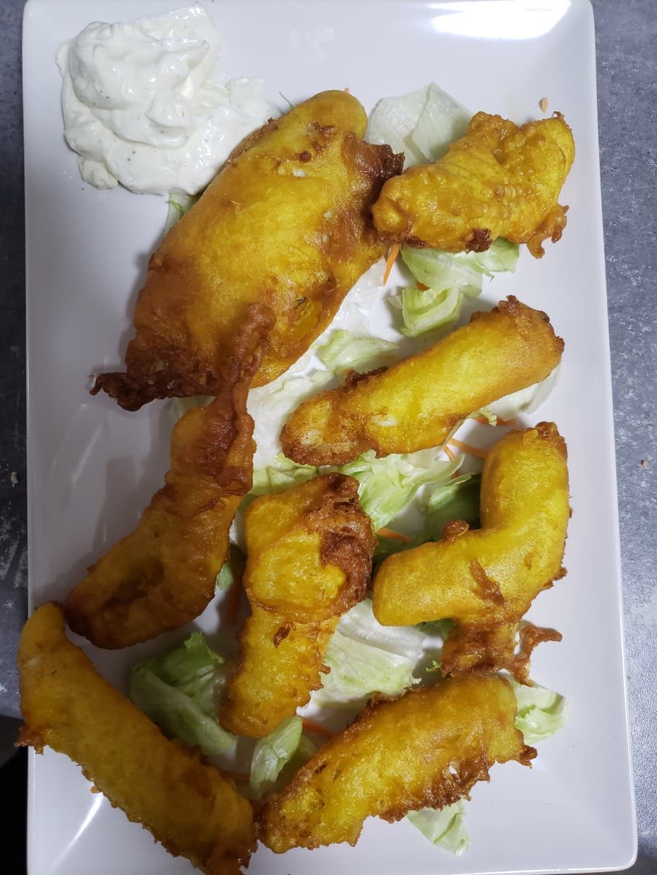 Pavias De Bacalao Y Alioli (Ración)