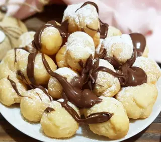 10 Nuvolette con Nutella Ferrero o crema di pistacchio 
