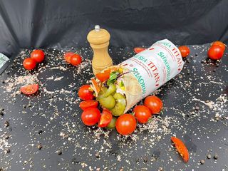 Shaorma lipie mare vegetariana