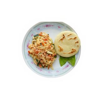 Huevos Pericos Con Arepa