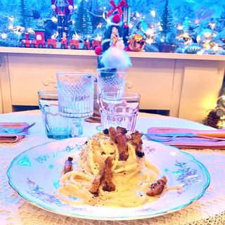 Carbonara di spaghetti artigianali