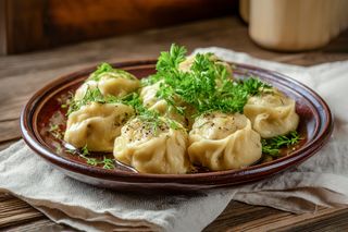 Manti losos / Манты лосось