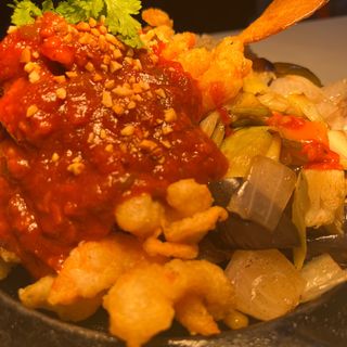 Crevettes À L'aigre Douce